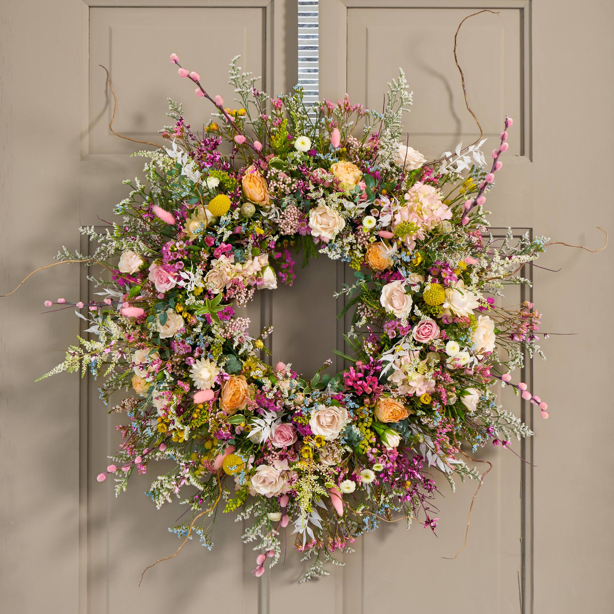 FloraCraft® 12.5" Green Artesia WetFōM® Paper Mache Wreath Form